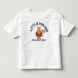 Personlig liten Viking barn t-shirt