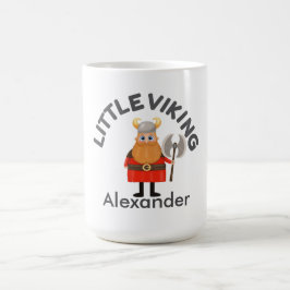 Personlig liten Viking-barnmugg  Kaffemugg