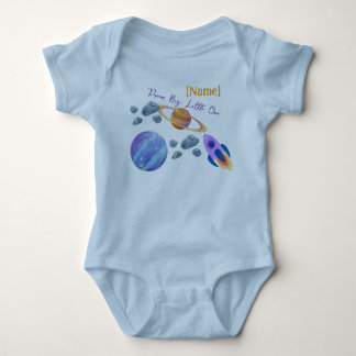 Personlig "Little Astronaut" Baby Bodykostym - Sp T Shirt