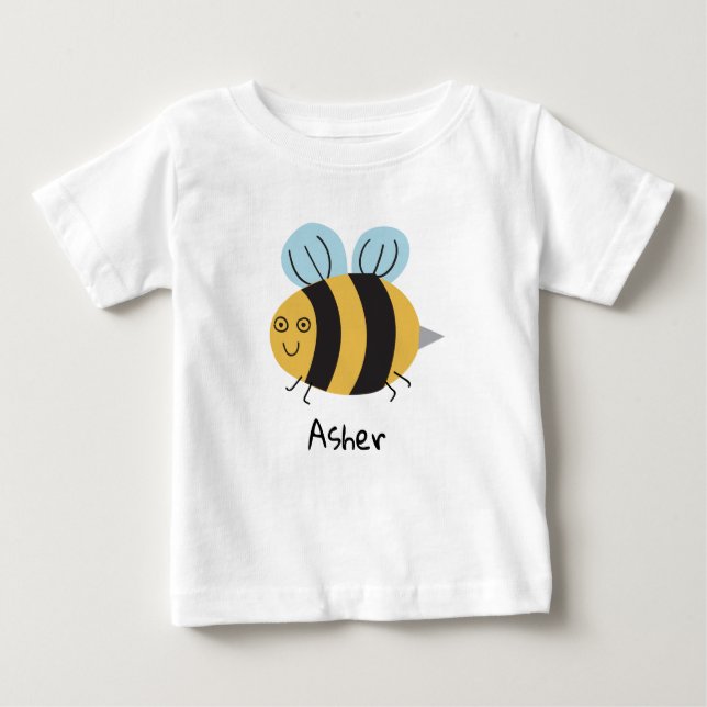 Personlig Little Bee T Shirt (Framsida)