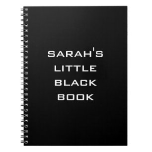 Personlig Little Black Bok Notebook Anteckningsbok