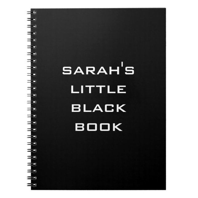 Personlig Little Black Bok Notebook Anteckningsbok (Framsidan)