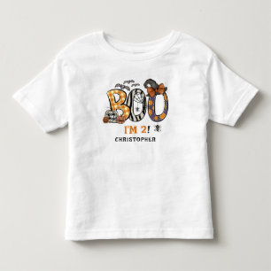 Personlig Little Boo Halloween 2:a födelsedagen T Shirt