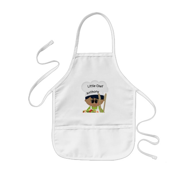 Personlig Little Boy Chef Barnförkläde (Framsidan)