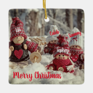 Personlig Little Helpers Julgransprydnad Keramik