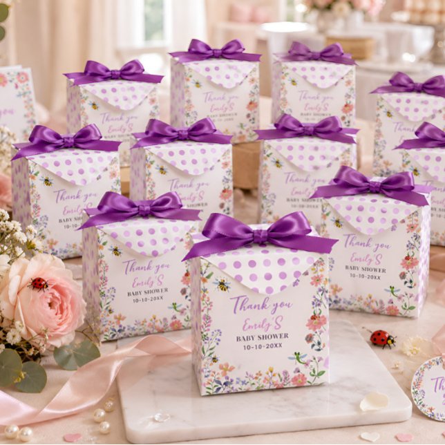 Personlig Little Love Bug Baby Shower Presentaskar (Skapare uppladdad)