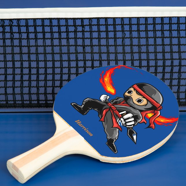 Personlig Little Ninja Ping Pong Paddle Pingisracket (Insitu)