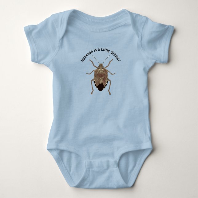 Personlig Little Stinker Brown Stink Kryp T Shirt (Framsida)