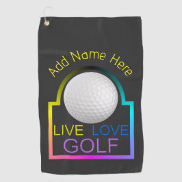 Personlig Live Kärlek Golf Towel