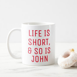 Personlig Livet är Kort Humor Citat Slogan Mugg