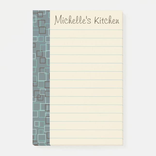 Personlig Livsmedel Kitchen Post IT Notes Gift Post-it Block (Framsida)