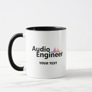 Personlig ljudtekniker ljudteknik mugg