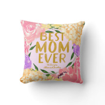 Personlig Ljus Blommig Bästa Mamma Någonsin Morsda