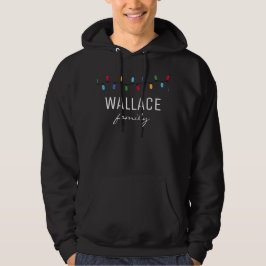 Personlig ljus Familjeåterförening Hoodie