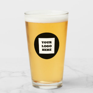 Personlig Logotyp Business Company Script Beer Glaskopp