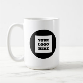 Personlig Logotyp Business Company Script Beer Kaffemugg