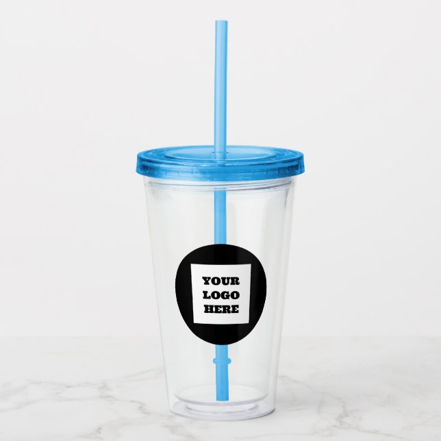 Personlig Logotyp Business Company-skript Take Away Mugg (Framsida)