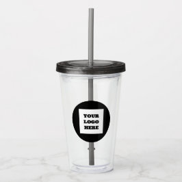 Personlig Logotyp Business Company-skript Take Away Mugg