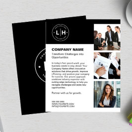 Personlig Logotyp Business Flygblad