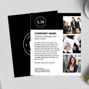 Personlig Logotyp Business Flygblad