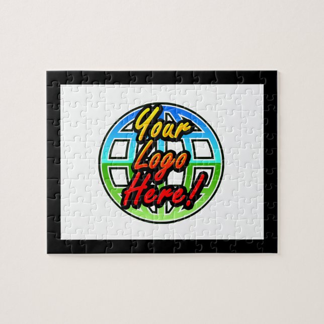 Personlig Logotyp eller Photo Gift Puzzle Pussel (Horisontell)