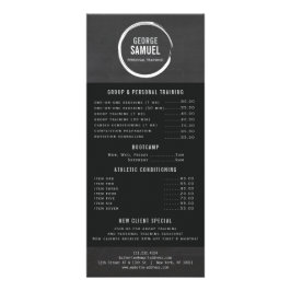 PERSONLIG LOGOTYP FÖR KUSTON CHALK SKETCH REKLAMKORT