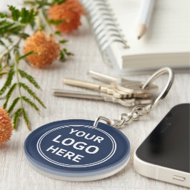 Personlig Logotyp Modern Navy Blue Business