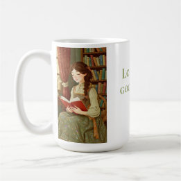 Personlig ”Lost in a Good Book”-mugg Kaffemugg