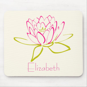Personlig Lotus Flower/Vatten Lily Musmatta