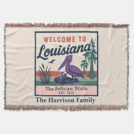 Personlig Louisiana-kastfilt Filt