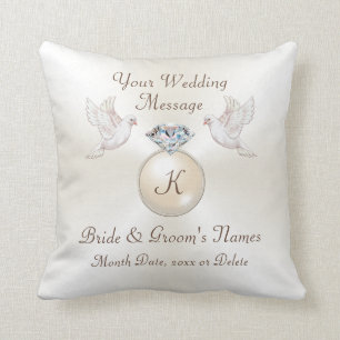 Personlig, Love birds-gåvor, Bröllop Kudde