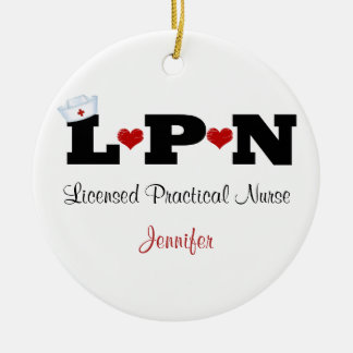 Personlig LPN Nurse Ornament