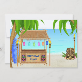 Personlig Luau Birthday-inbjudan Inbjudningar