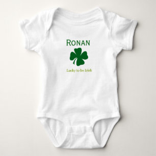 Personlig Lucky att vara Irish Baby Body Kostym Gi T-shirt
