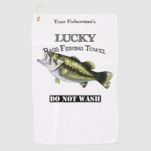 Personlig Lucky Bass FishTowel