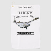 Personlig Lucky Paddlefish FishTowel