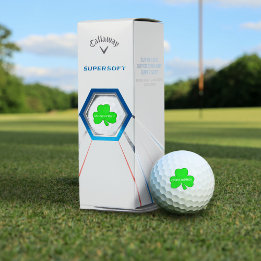Personlig Lucky Shamrock Golf Bollar