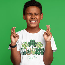 Personlig Lucky-St patricks day T Shirt