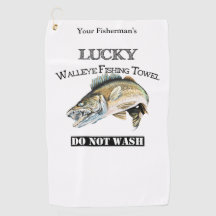 Personlig Lucky Walleye FishingTowel