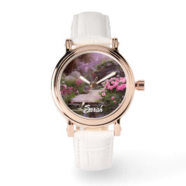 Personlig Lucsious Lila Gardens Armbandsur