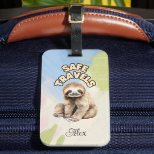 PERSONLIG LUGGAGE TAG (SLOTH) BAGAGEBRICKA