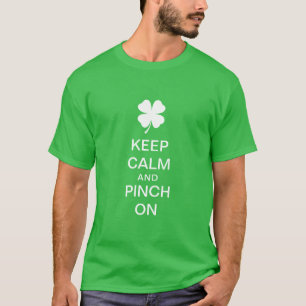 Personlig Lugn och Rosa av Behålla på T Shirt