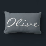 Personlig Lumbar Dekorativ kudde<br><div class="desc">Lägg ditt namn på vår vackra lumbar dekorativ kudde.</div>