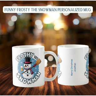 Personlig Lusnyj Frosty Snögubbe Mugg