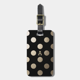 Personlig Luxe Dots Bagagebricka