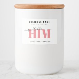 Personlig Luxury Candle-etikett Mat Etiketter