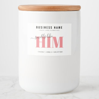 Personlig Luxury Candle-etikett Mat Etiketter