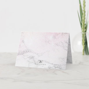 Personlig Luxury Marble Helgkort