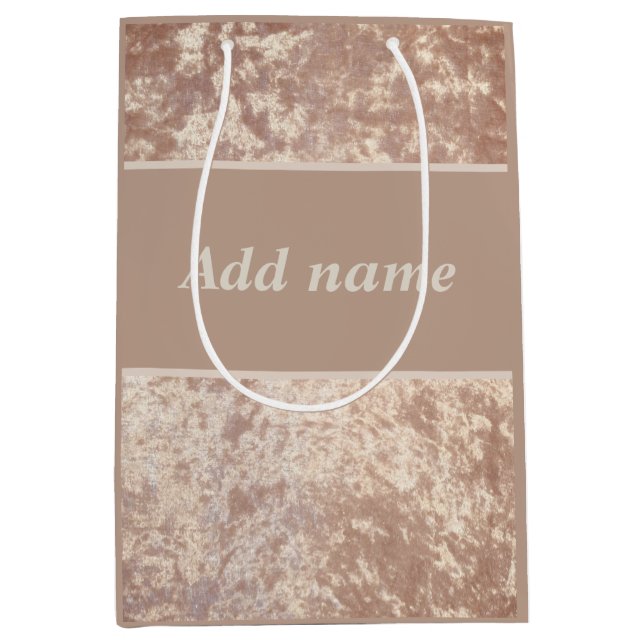 Personlig Luxury-samvet speciellare presentväska (Framsidan)