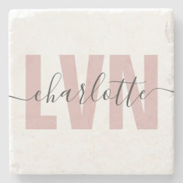 Personlig LVN-licensierad Chic för yrkesrelaterad  Stenunderlägg